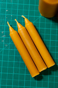 Gift box - Honey, beeswax candles, handmade stained glass honeycomb suncatcher