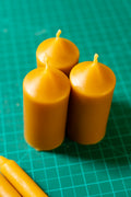 Gift box - Honey, beeswax candles, handmade stained glass honeycomb suncatcher